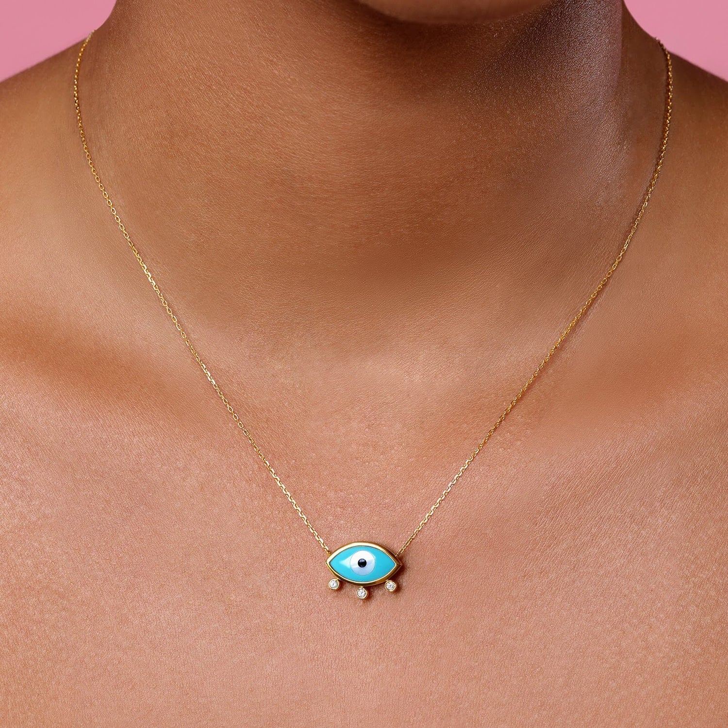 Evil Eye Turquoise Necklace