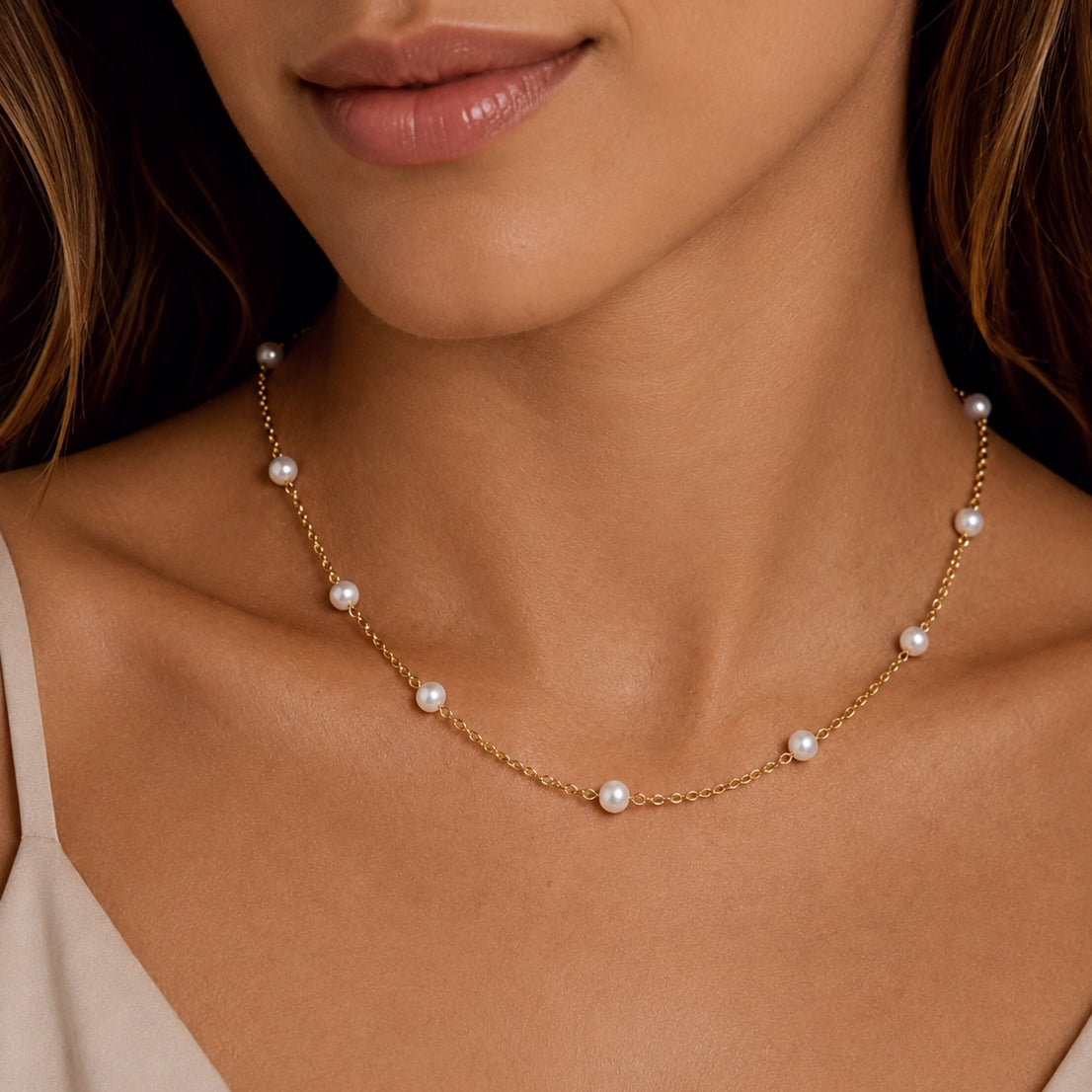 Constellation Pearl Necklace