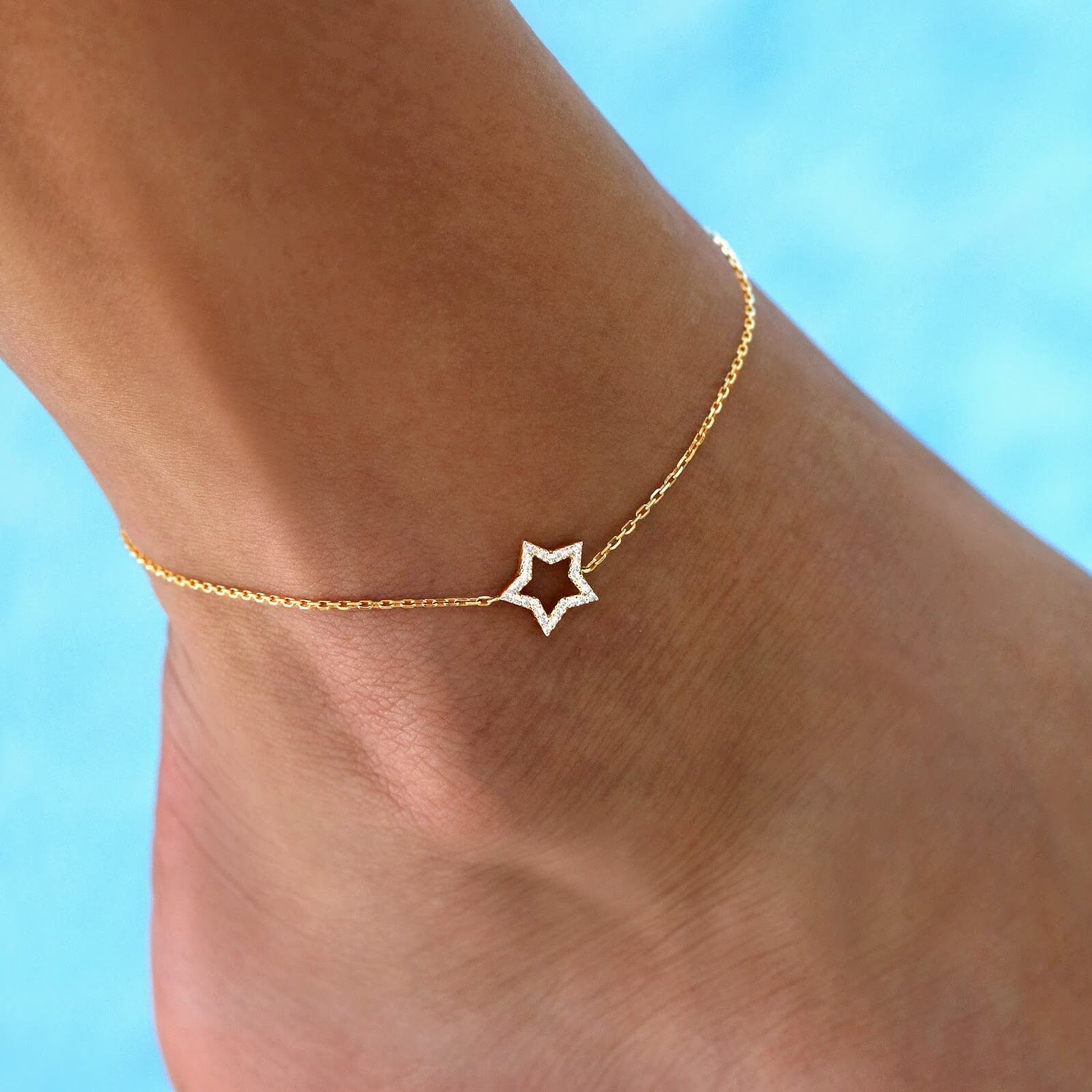 Hollywood Star Anklet