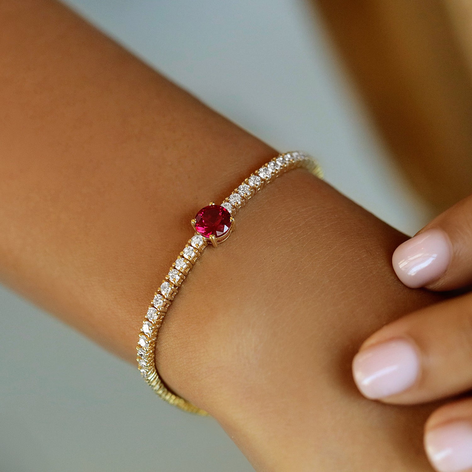 Louise Tennis Bracelet