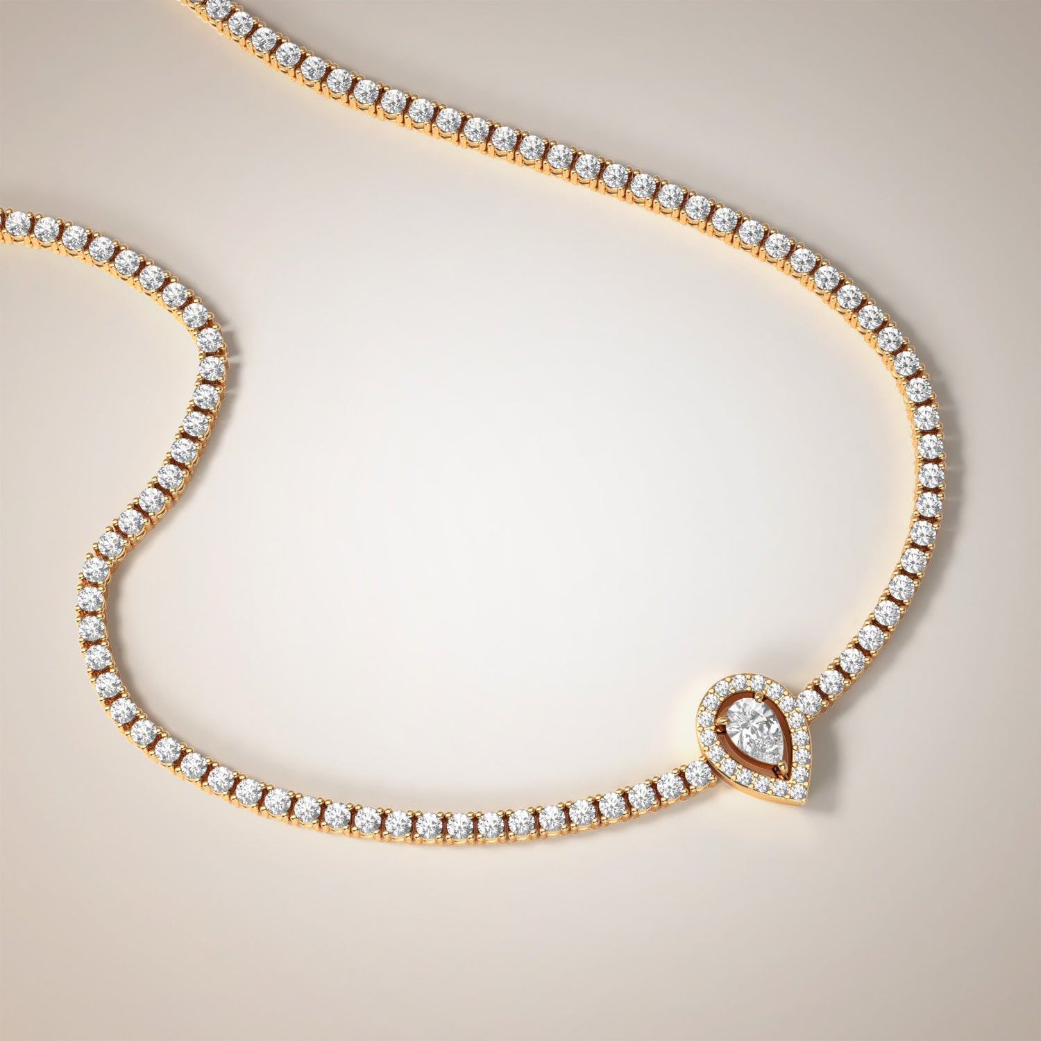 Eternal-Pear-Necklace-Luxury-diamond