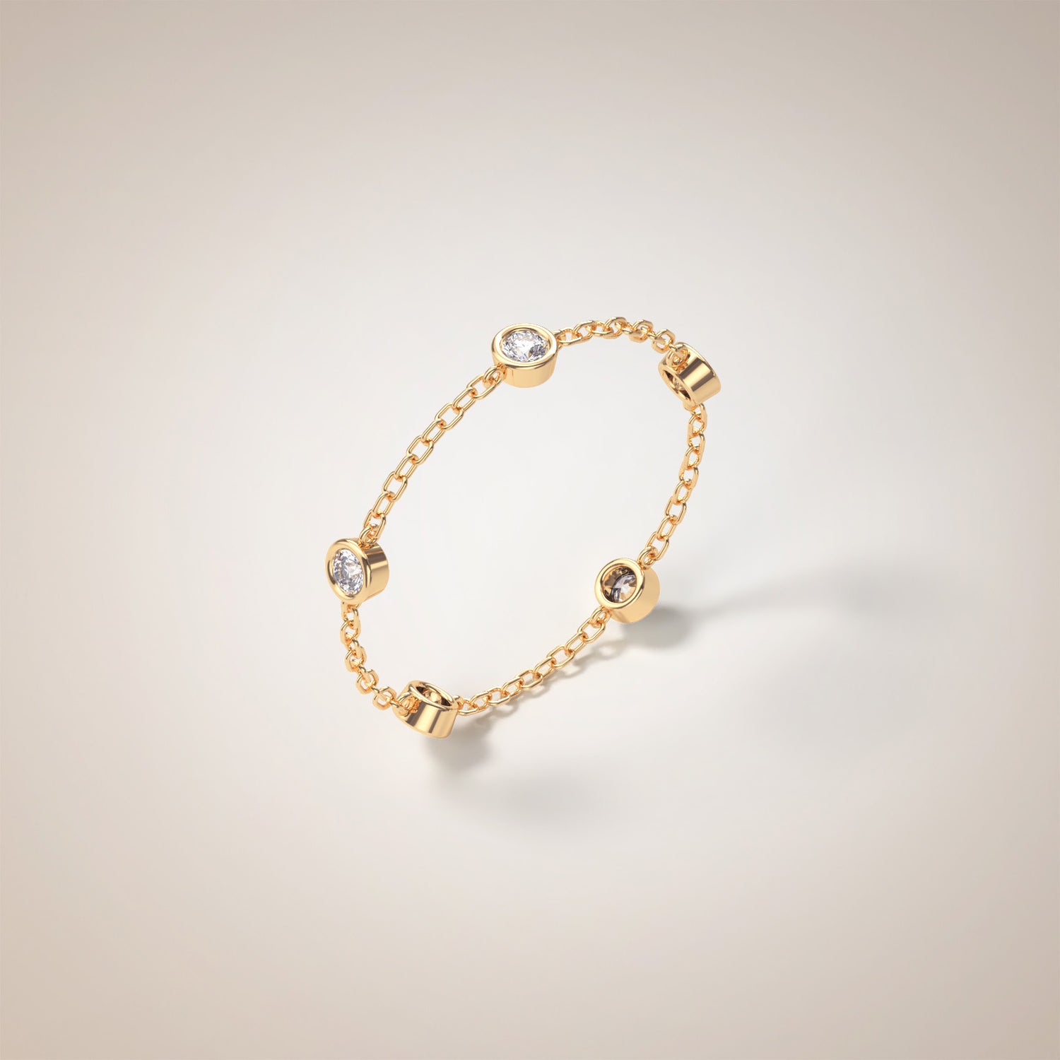 Sahara Diamonds Chain Ring