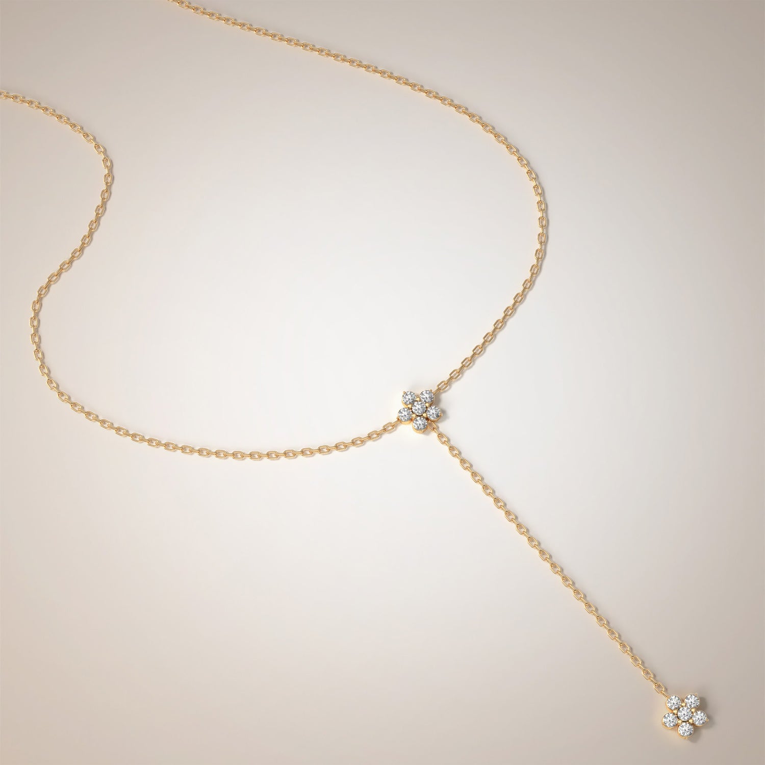 Red Carpet Fairy Flower Necklace