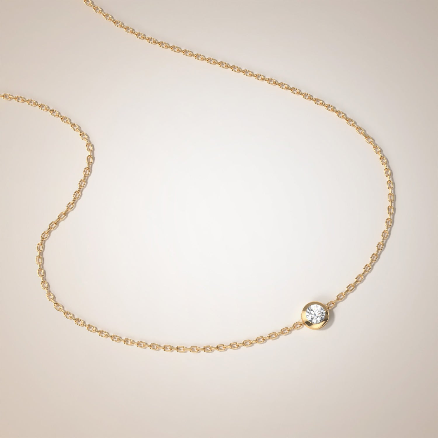 Essential Solitaire Baby Necklace