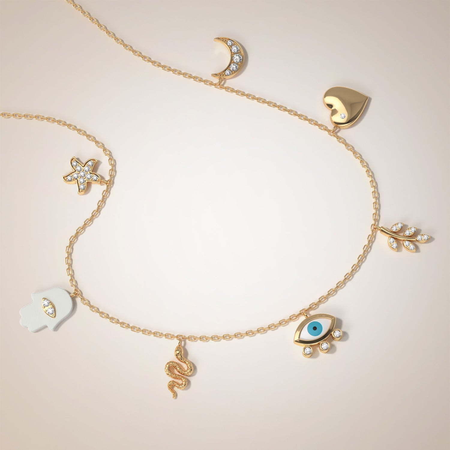 Constellation Charms Belly Chain