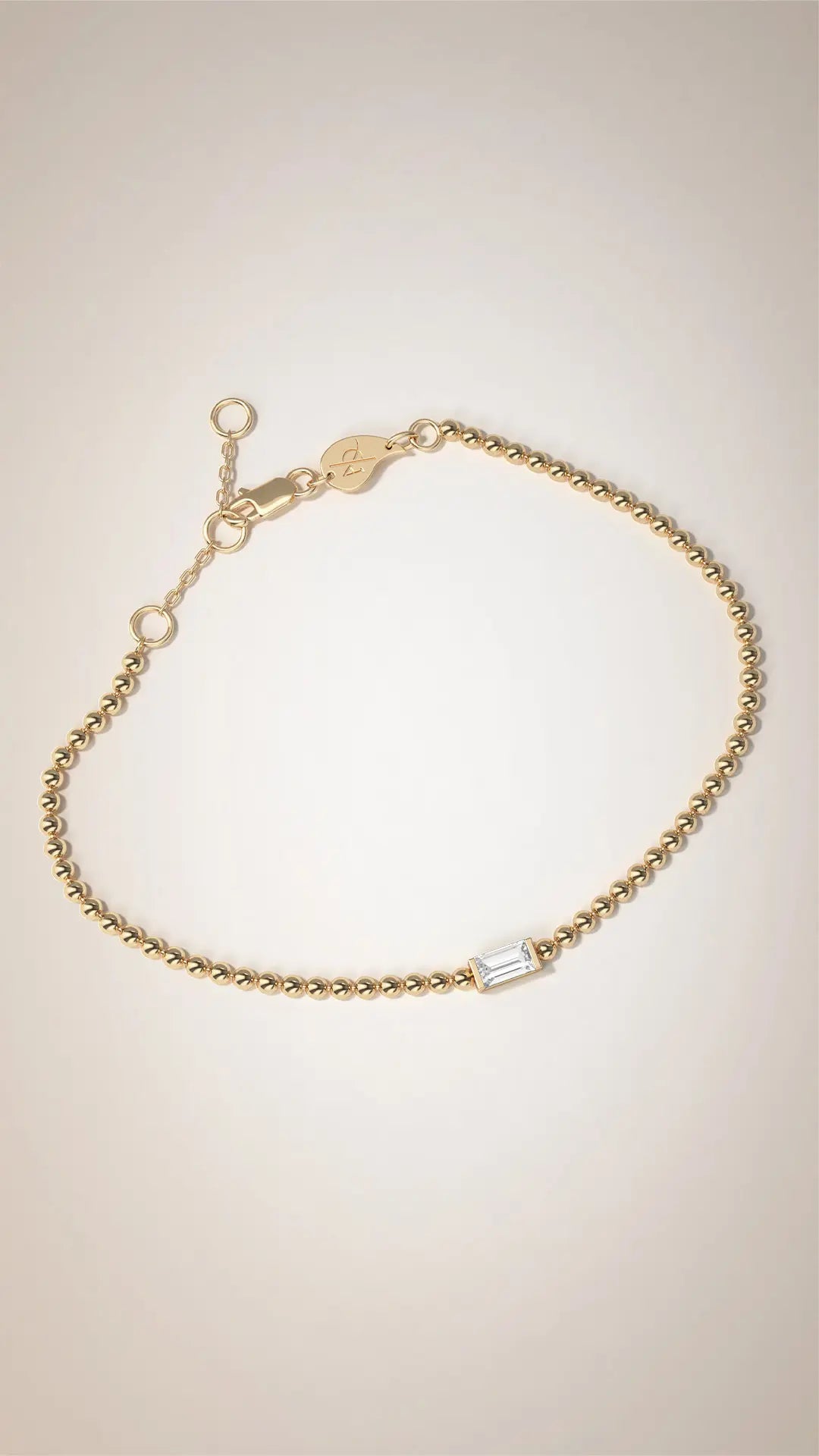 Azure Diamond Beads Bracelet