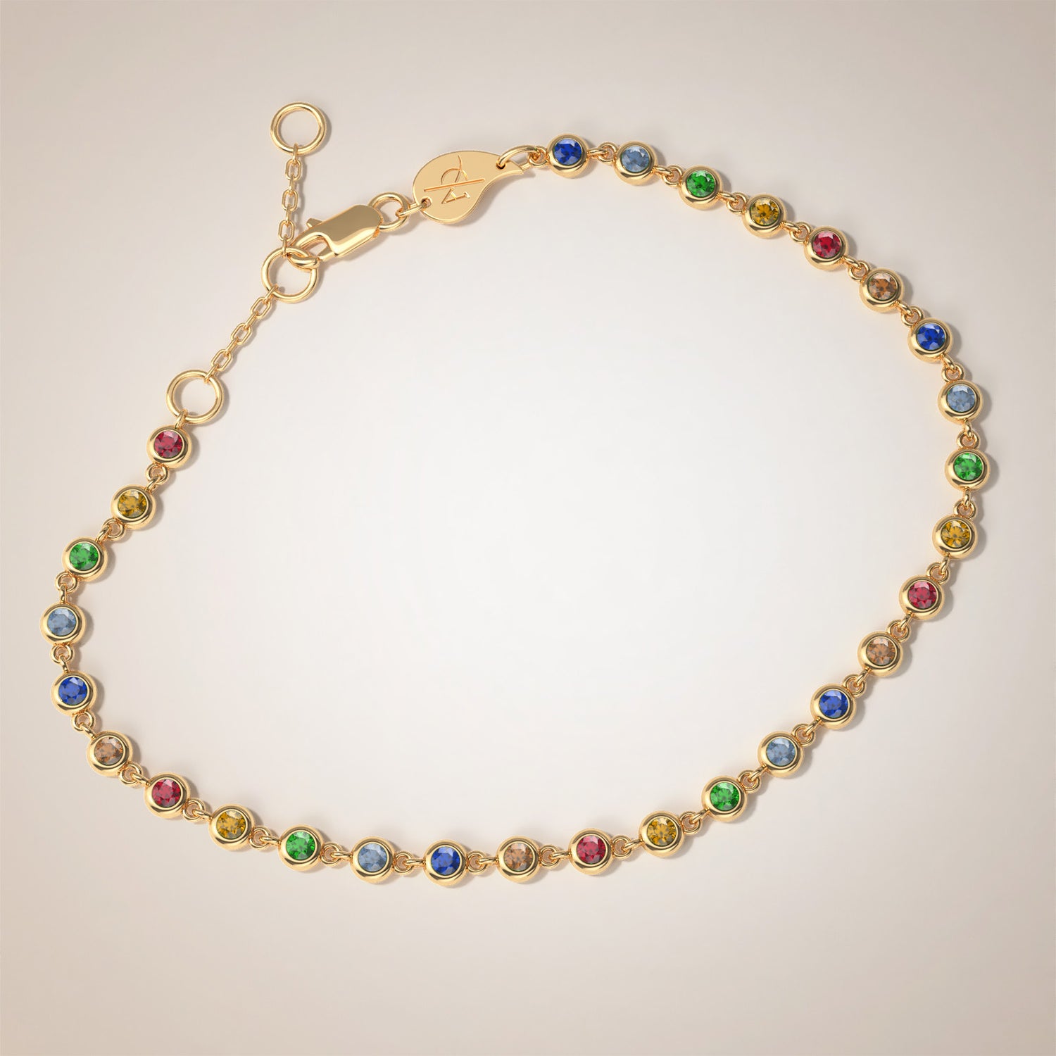 Sahara Premium Stones Anklet