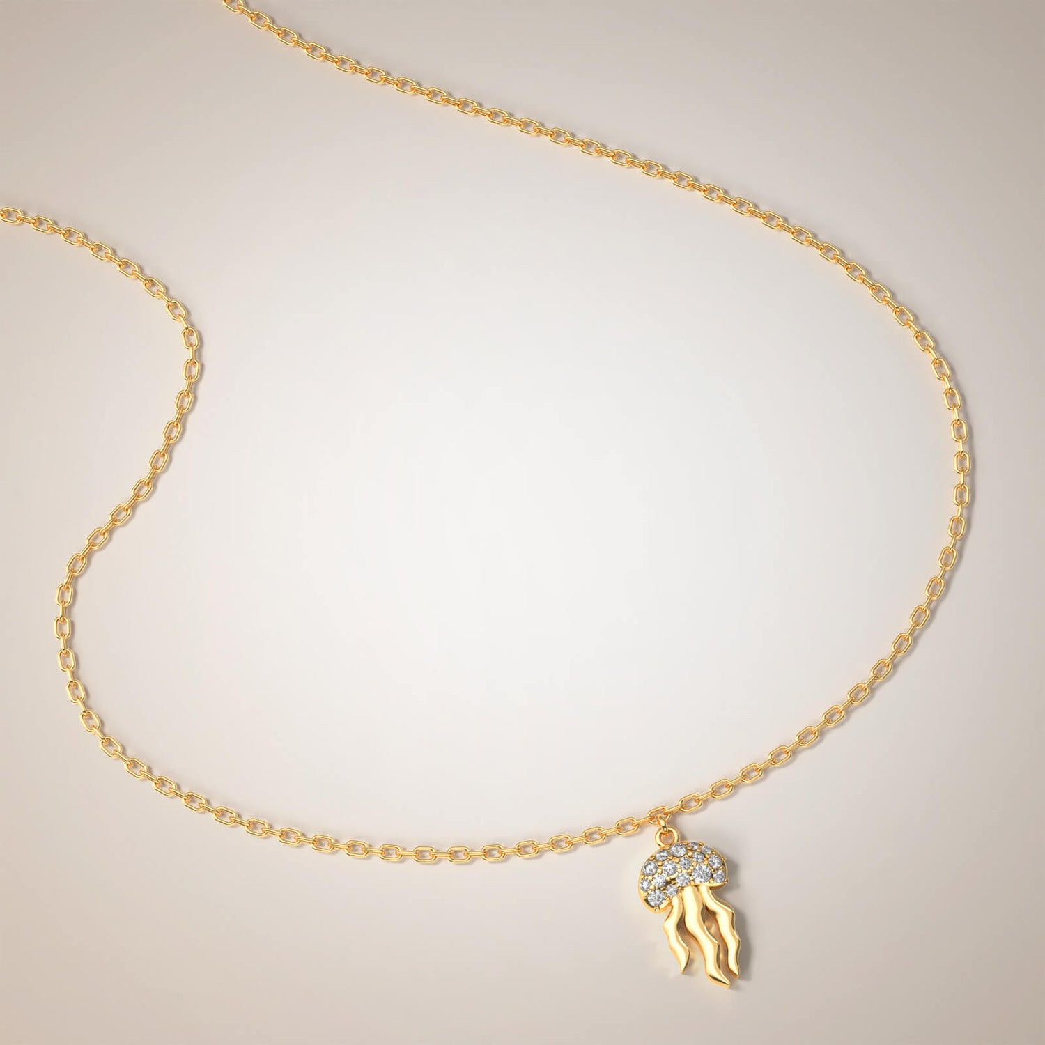 Mini Charm Jellyfish Anklet