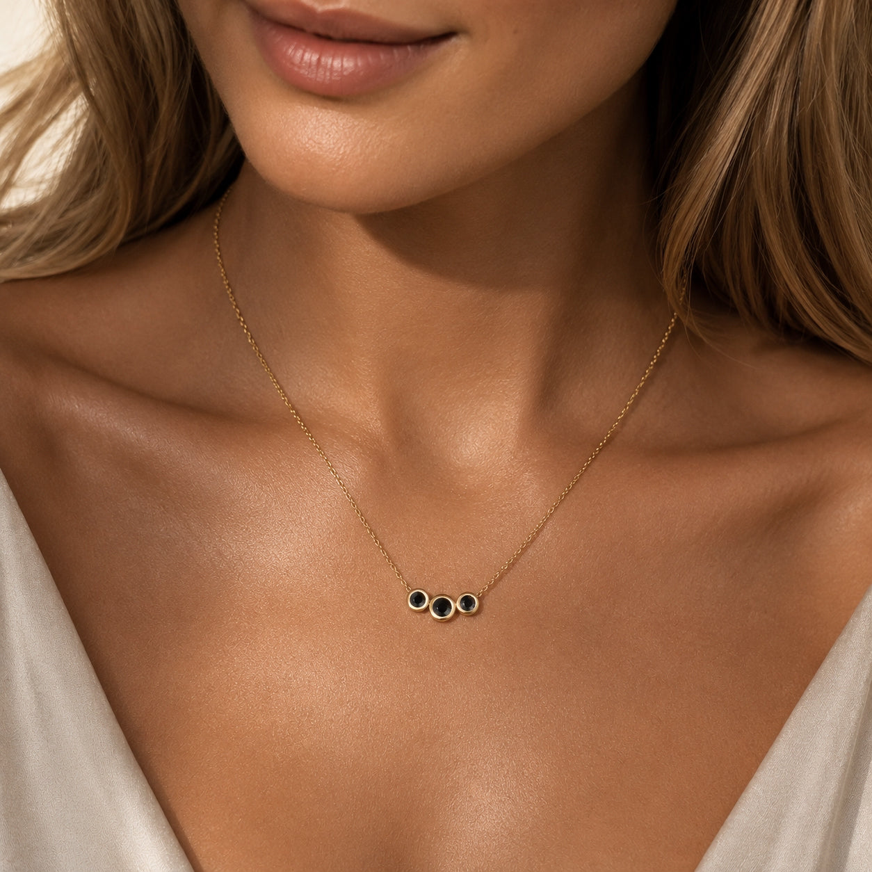 Trilogy Black Diamonds Necklace