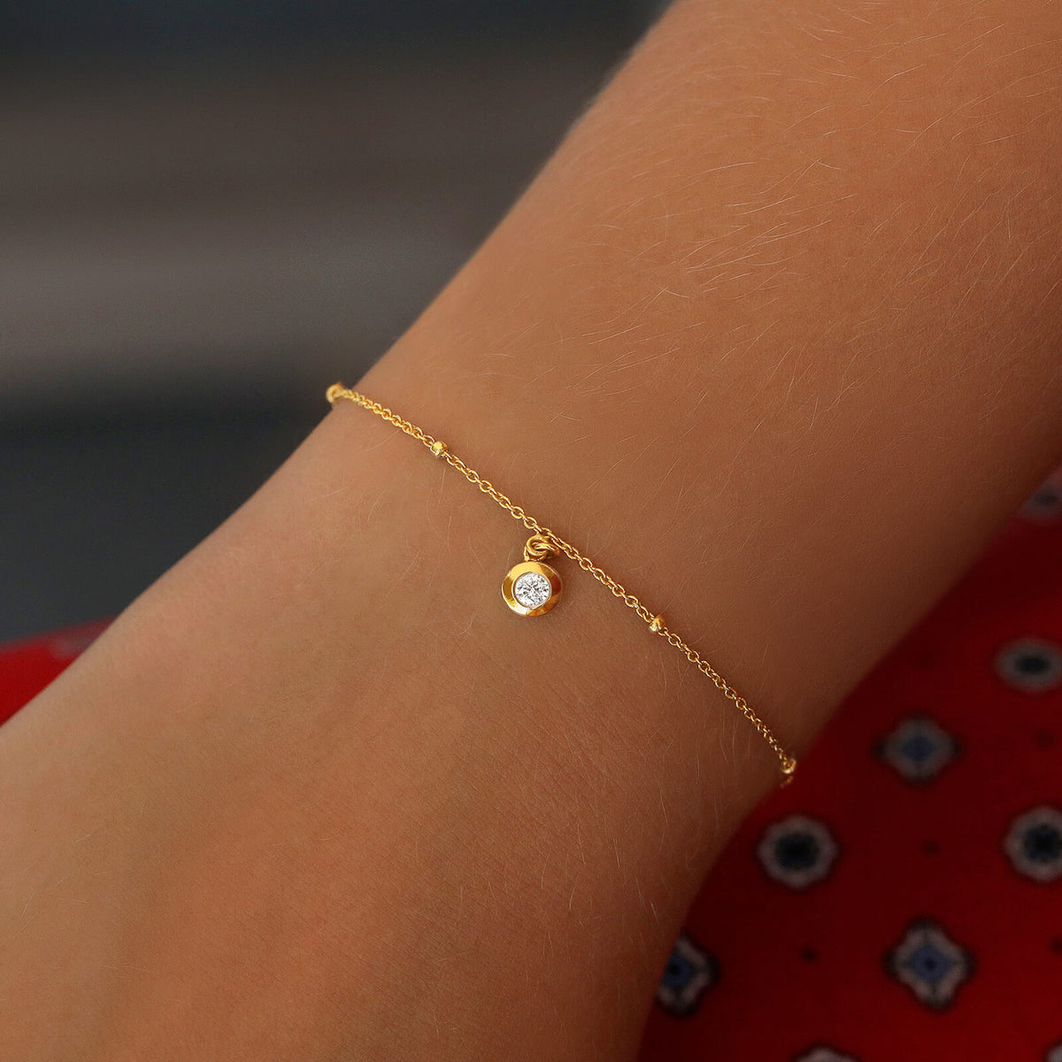 Kareem Bracelet, solid 18K gold, view 2 of 6