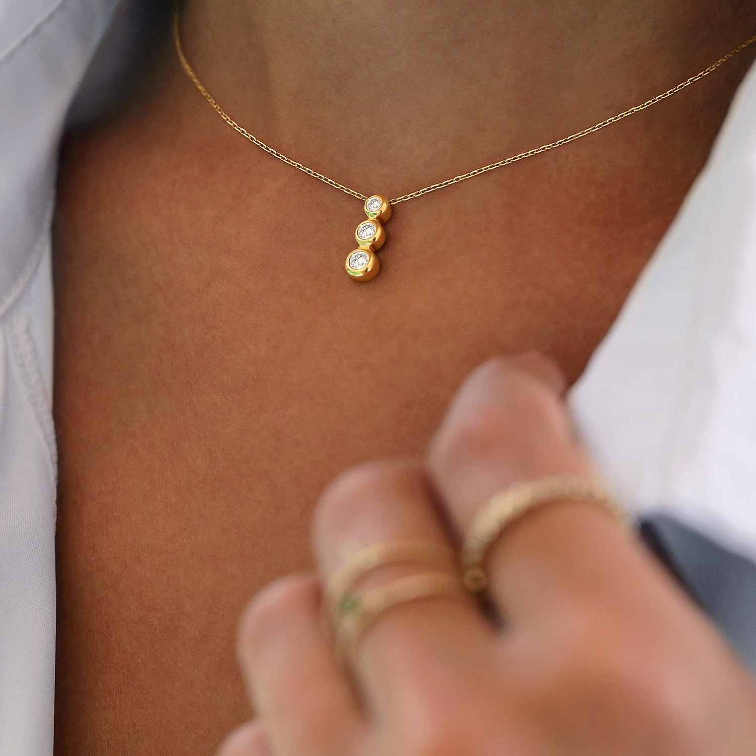 Trilogy Pendant Necklace