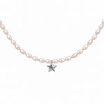 Little Star Pearls Choker necklace, solid 18K gold, view 6 of 9