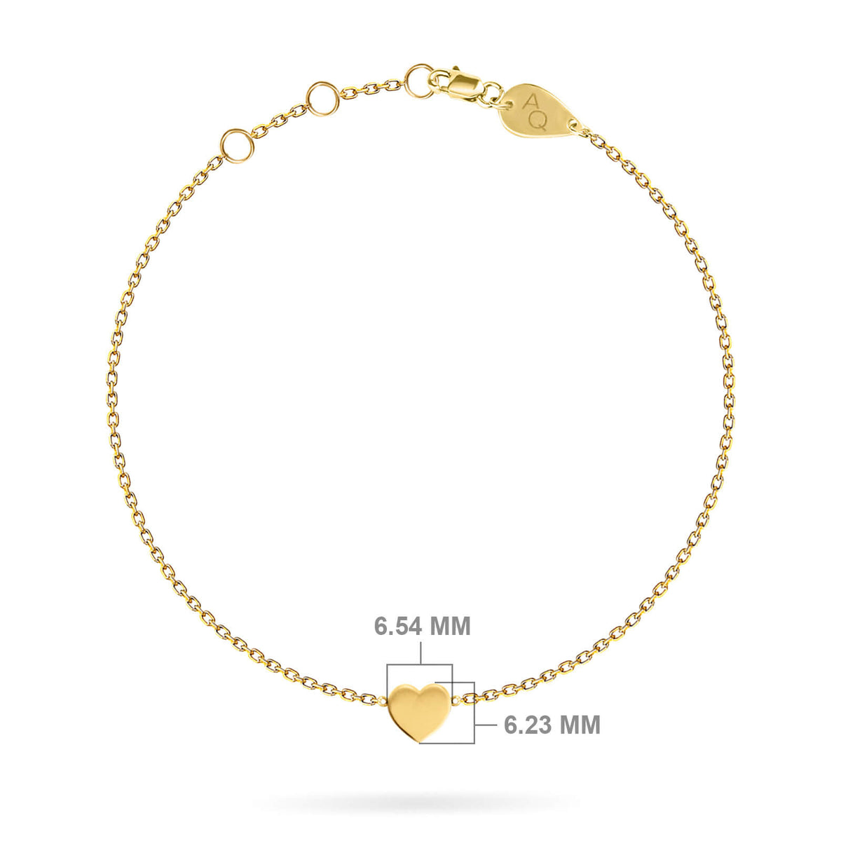 ANKLET BABY FULL HEART
