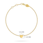 ANKLET BABY FULL HEART