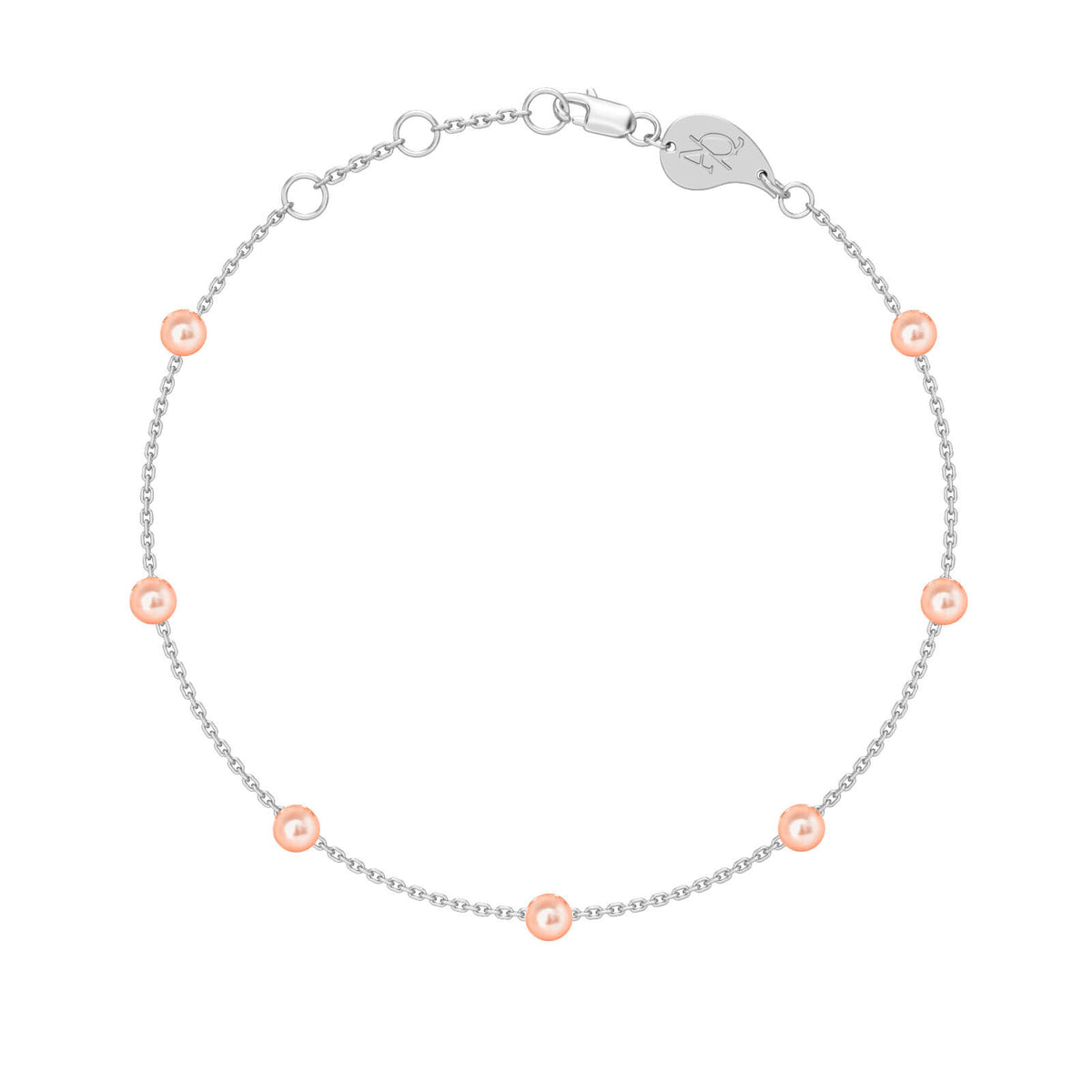 Constellation Pearls Baby Bracelet, solid 18K gold, view 6 of 9