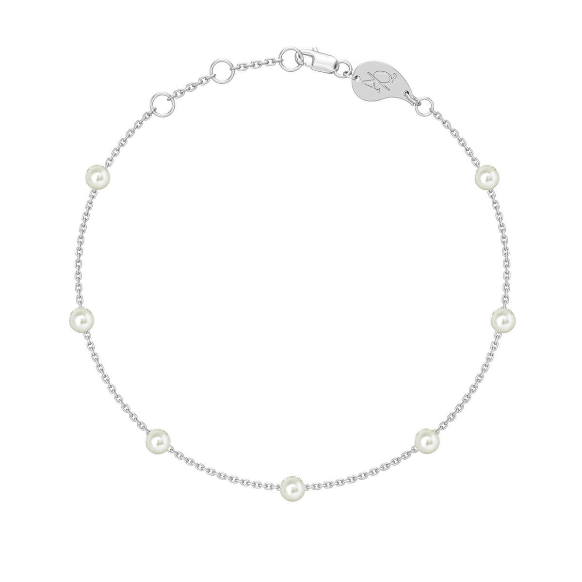 Constellation Pearls Baby Bracelet, solid 18K gold, view 7 of 9