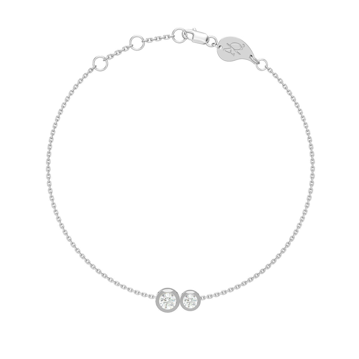 Duo Bracelet, solid 18K gold, view 3 of 5