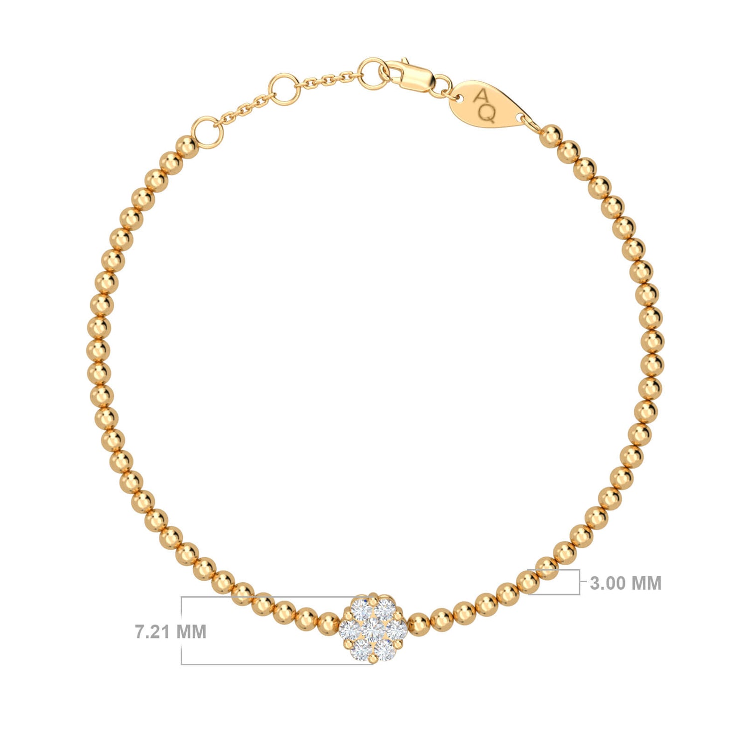 Orbella Flower Anklet