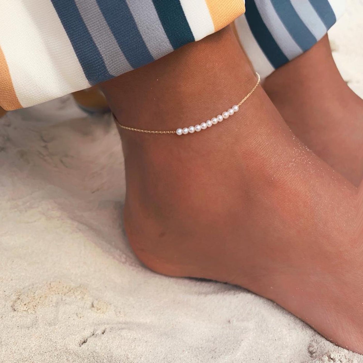 Pearls Gala Anklet