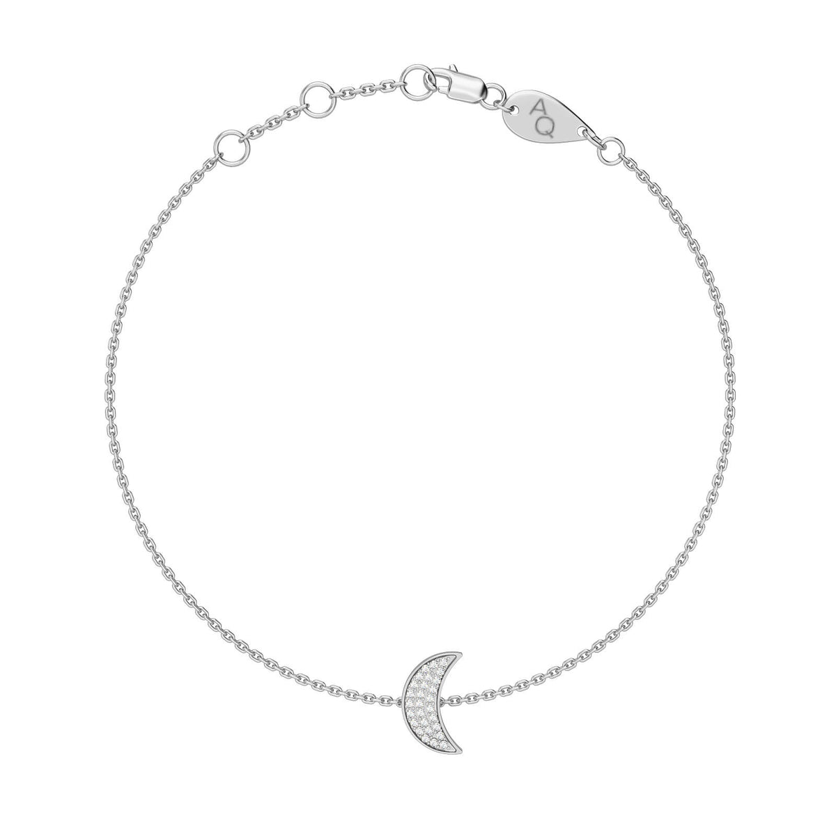 Moon Bracelet, solid 18K gold, view 3 of 5