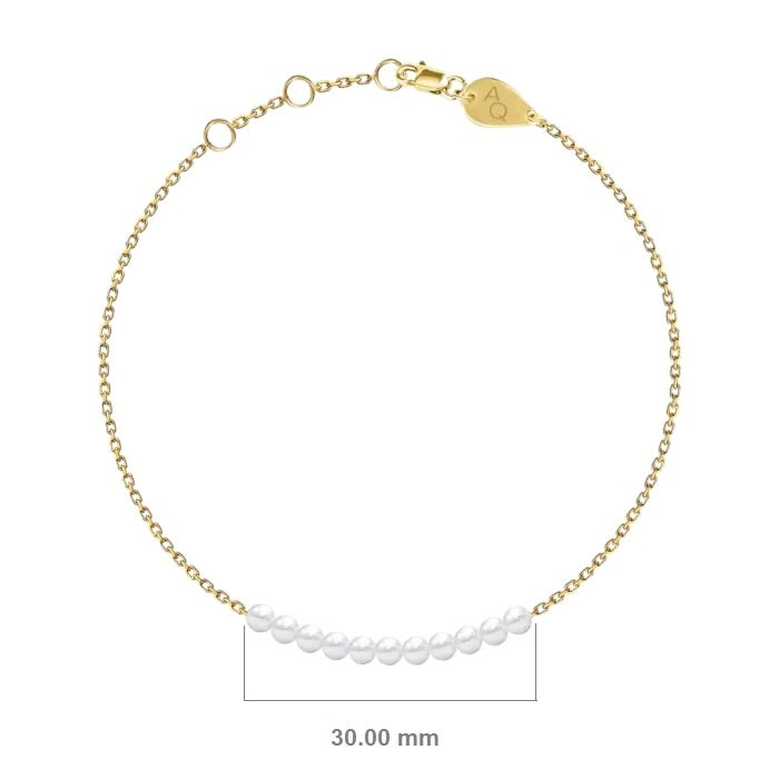 Pearls Gala Baby Anklet