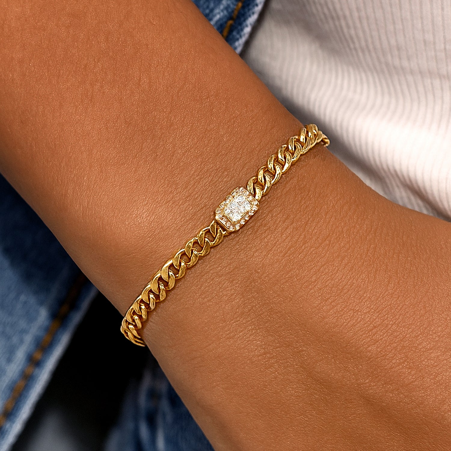 Cleopatra Diamond Bracelet
