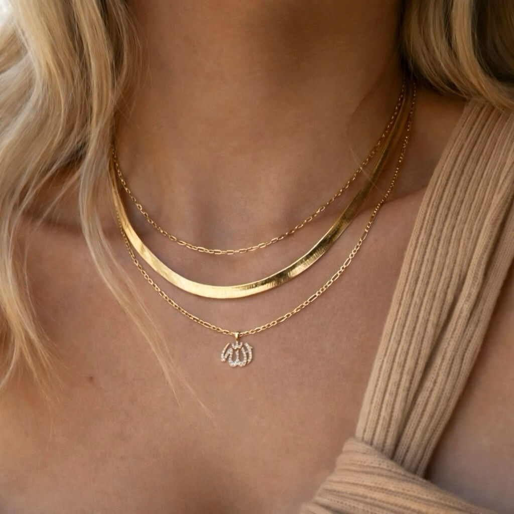 Diamond Allah Necklace