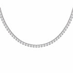 Diamond tennis necklace in 18K gold – Essential
