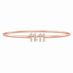 11:11 Gold Bangle, solid 18K gold, view 2 of 6