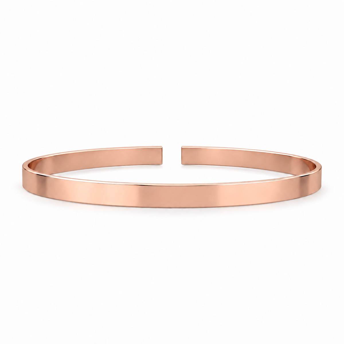 Plain Gold Open Cuff – Imperial, 18K gold bangle by Aquae Jewels