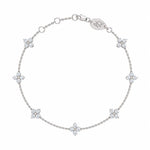 Constellation Fairy Anklet, detail of the diamond setting