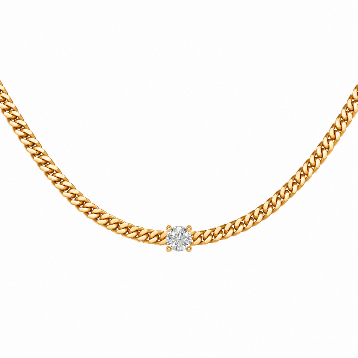 Cuban Round Choker by Aquae Jewels, view 1 of 5