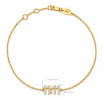 11:11 Diamond Bracelet, solid 18K gold, view 6 of 6