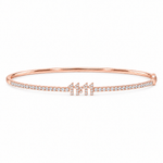 11:11 Diamond Bangle, solid 18K gold, view 2 of 5