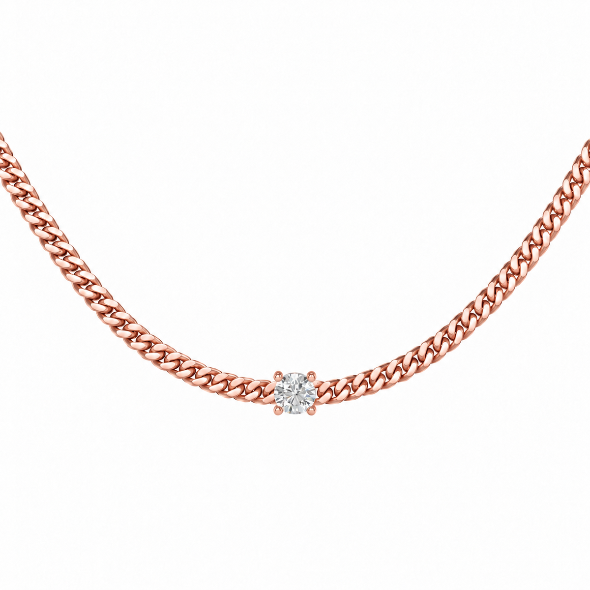 Cuban Round Choker by Aquae Jewels, view 4 of 5
