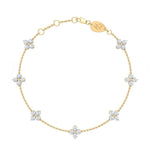 Constellation Fairy Anklet in 18K gold with diamonds