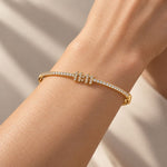 11:11 Diamond Bangle, solid 18K gold, view 5 of 5