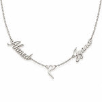 Two Souls Necklace, solid 18K gold, view 3 of 4