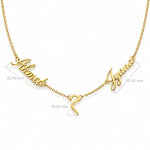Two Souls Necklace, solid 18K gold, view 4 of 4