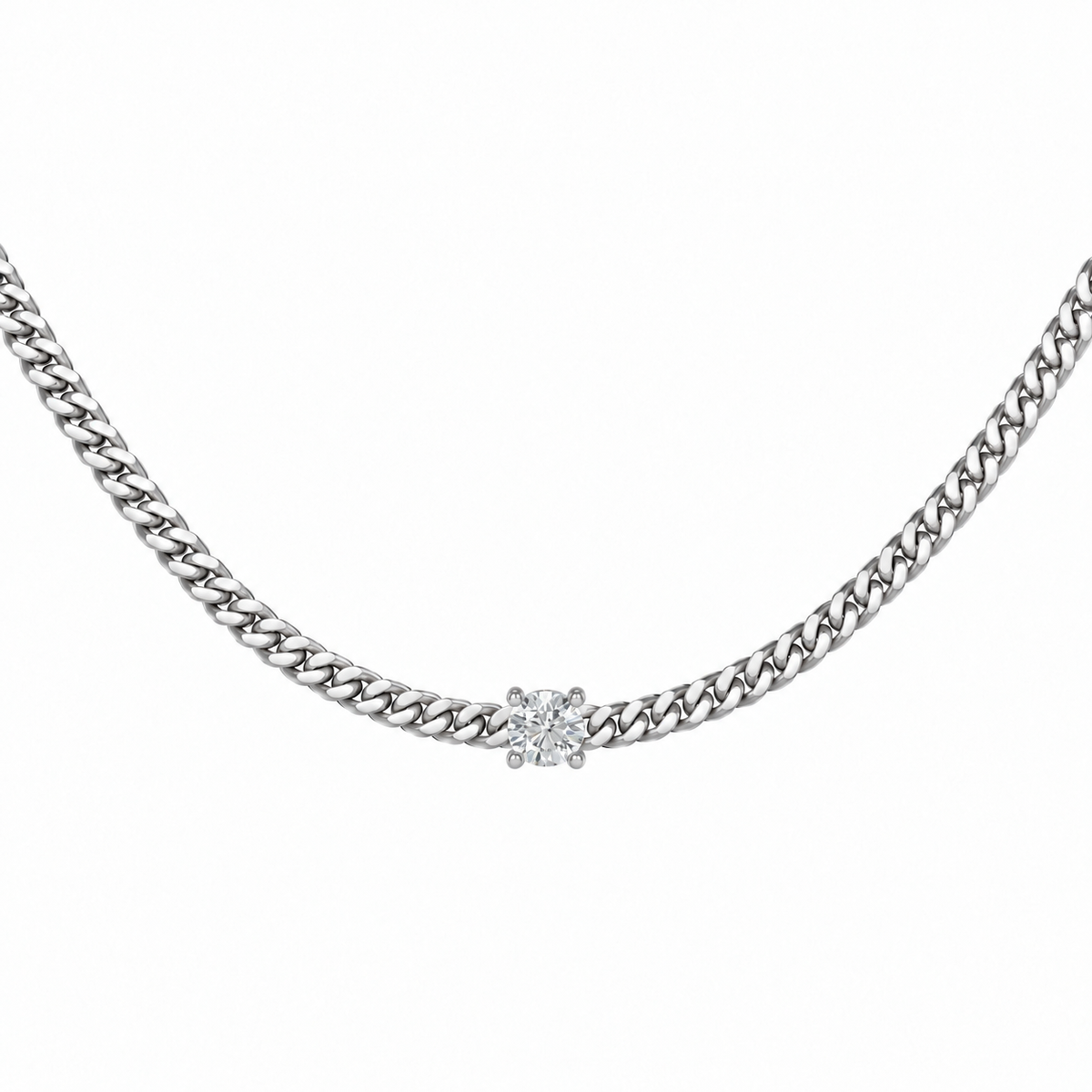 Cuban Round Choker by Aquae Jewels, view 2 of 5