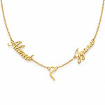 Two Souls Necklace, solid 18K gold, by Aquae Jewels