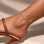 Hera Anklet, solid 18K gold, view 3 of 6