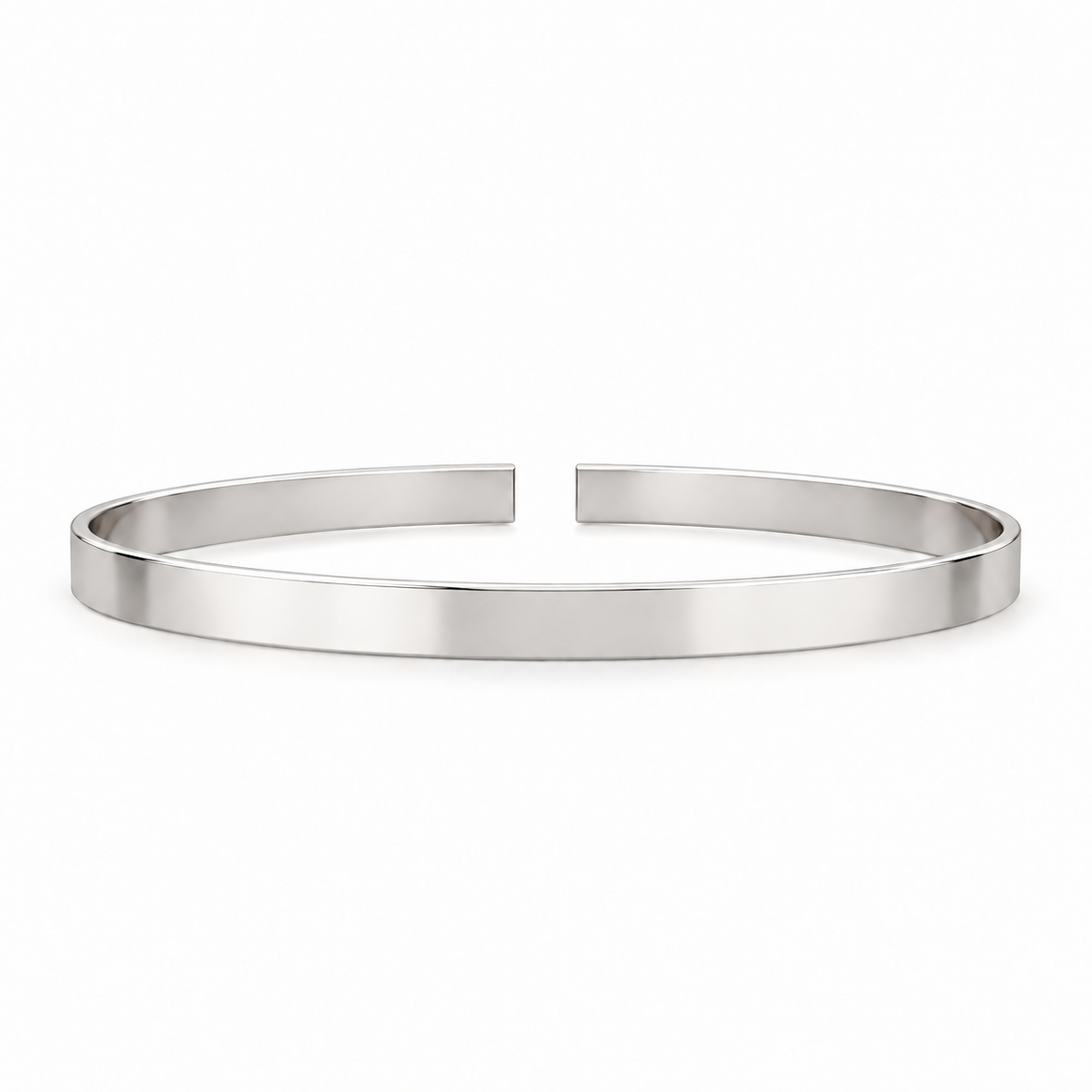 Plain Gold Open Cuff – Imperial, 18K gold bangle by Aquae Jewels