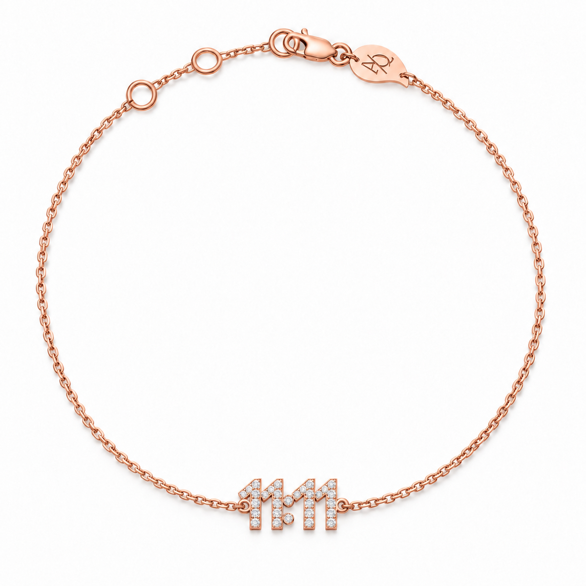 11:11 Diamond Bracelet, solid 18K gold, view 4 of 6