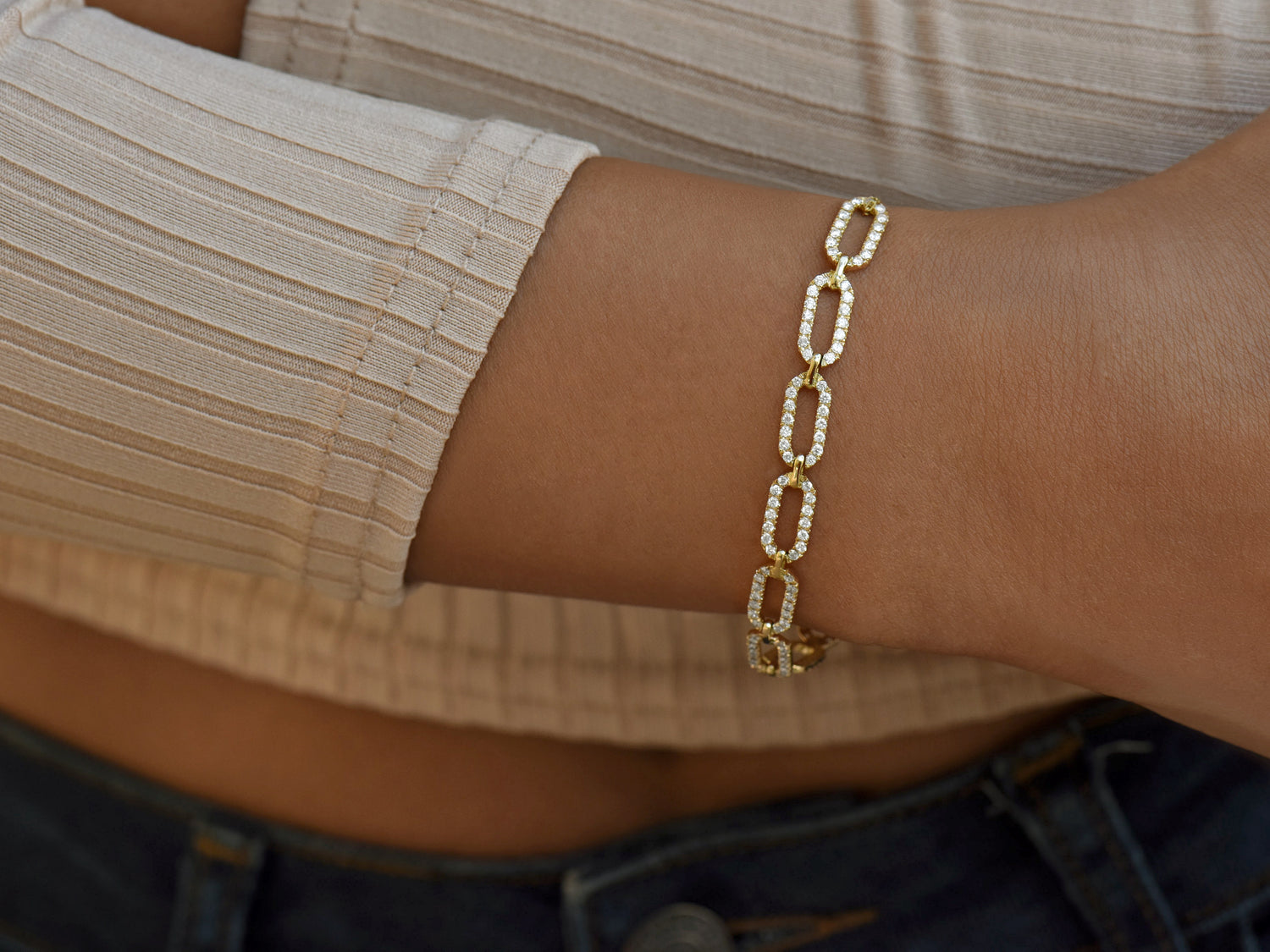 Lady Gaga Full Diamonds Bracelet