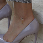 Anklet Hanging Hera 18K Gold And Diamonds