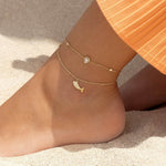Anklet Verona Pear Cut Diamond, 18K Gold