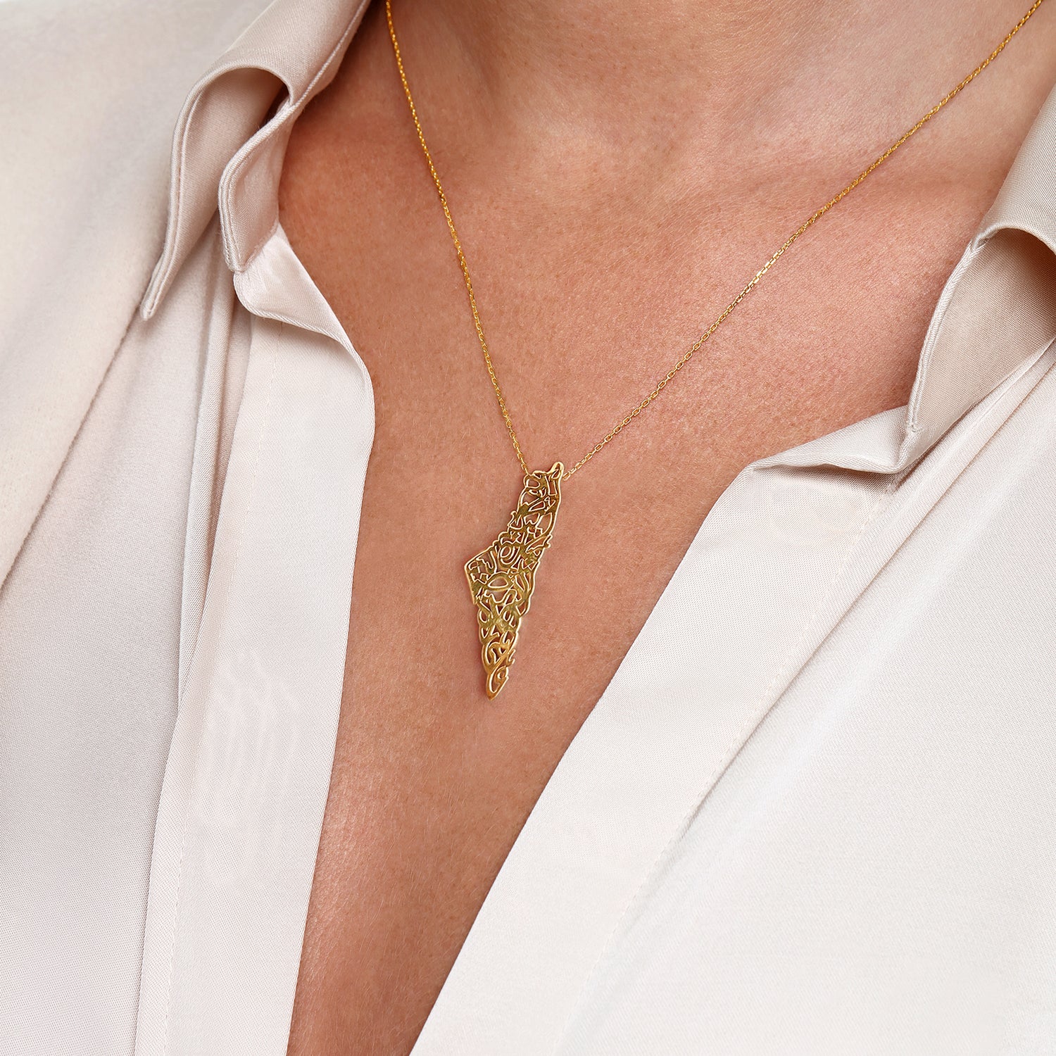 Palestine Baroque  Necklace