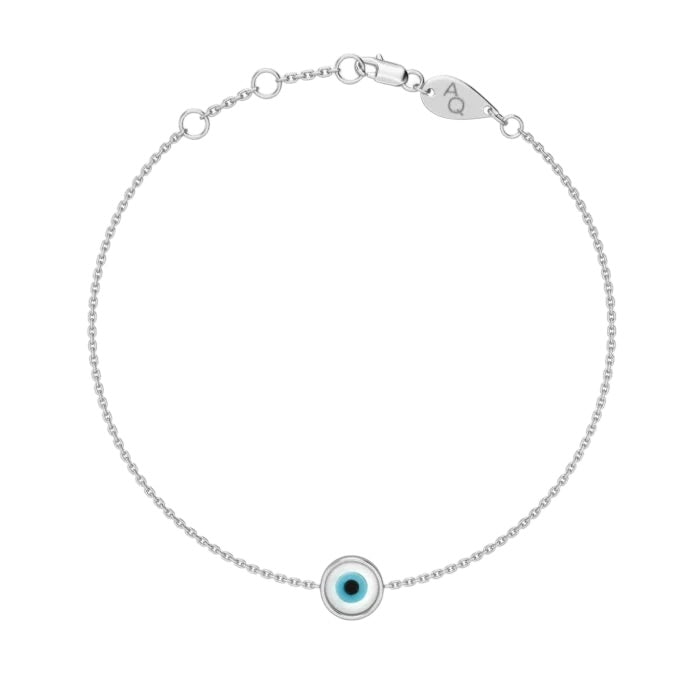 Evil Eye Bracelet, solid 18K gold, view 5 of 6