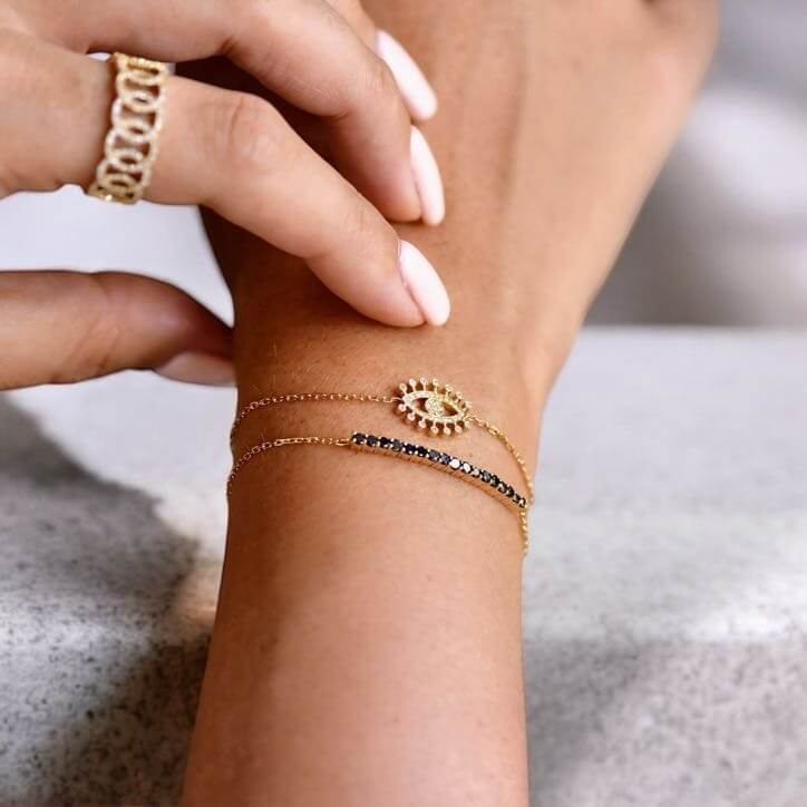 Eye Dubai Bracelet, solid 18K gold, view 2 of 7